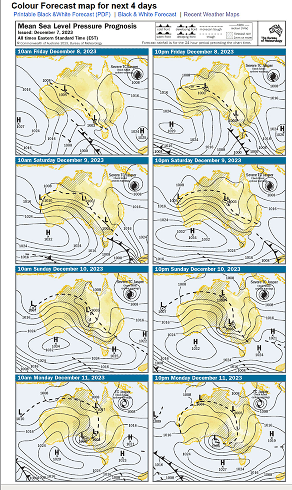 BOM 4 Day Chart 7 Dec 23