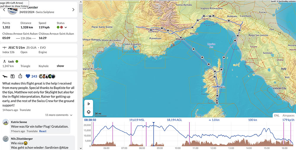 Yves Gerster 1328km 24 3 24