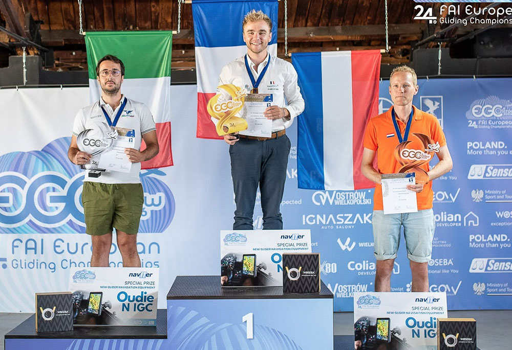 European Gliding Championships Conclude at Ostrów Wielkopolski EGC podium