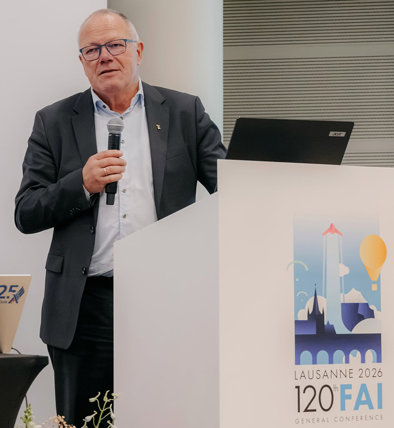 Peter Erikson FAI President w