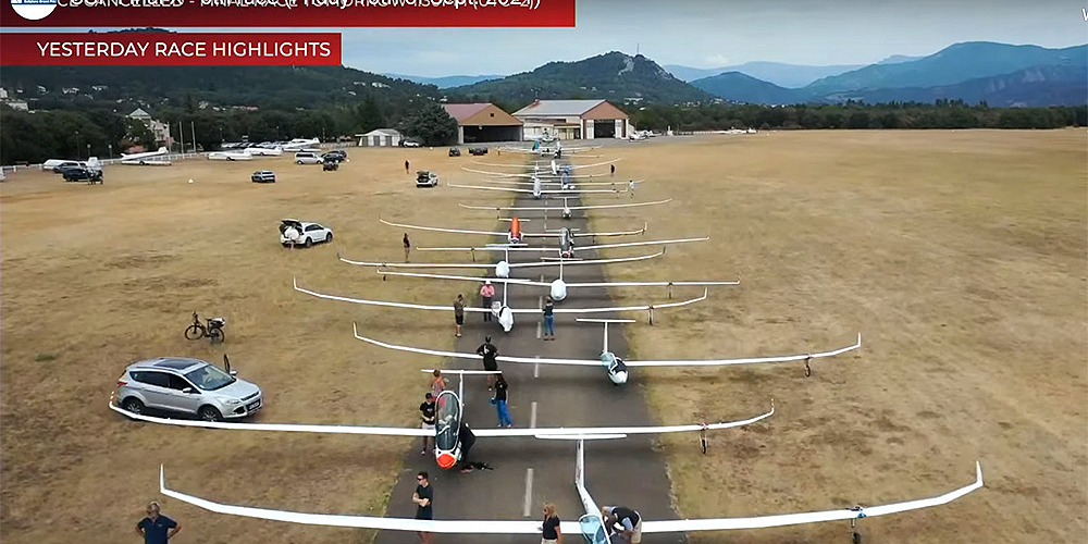 SGP FInals St Auban Airfield Gliders